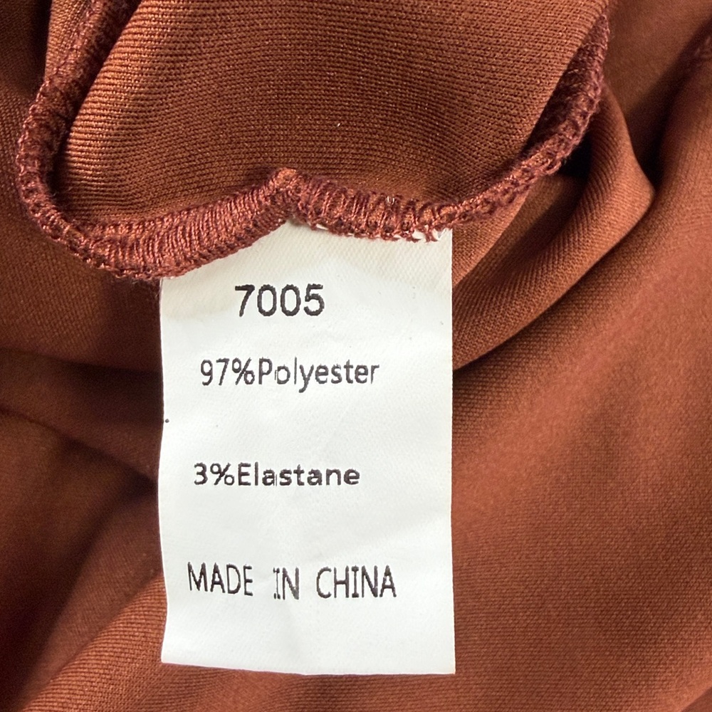 New PrettyGarden Long Sleeve Brown Dress Elegant Wear Career Office Wear Luxury - Picture 12 of 15